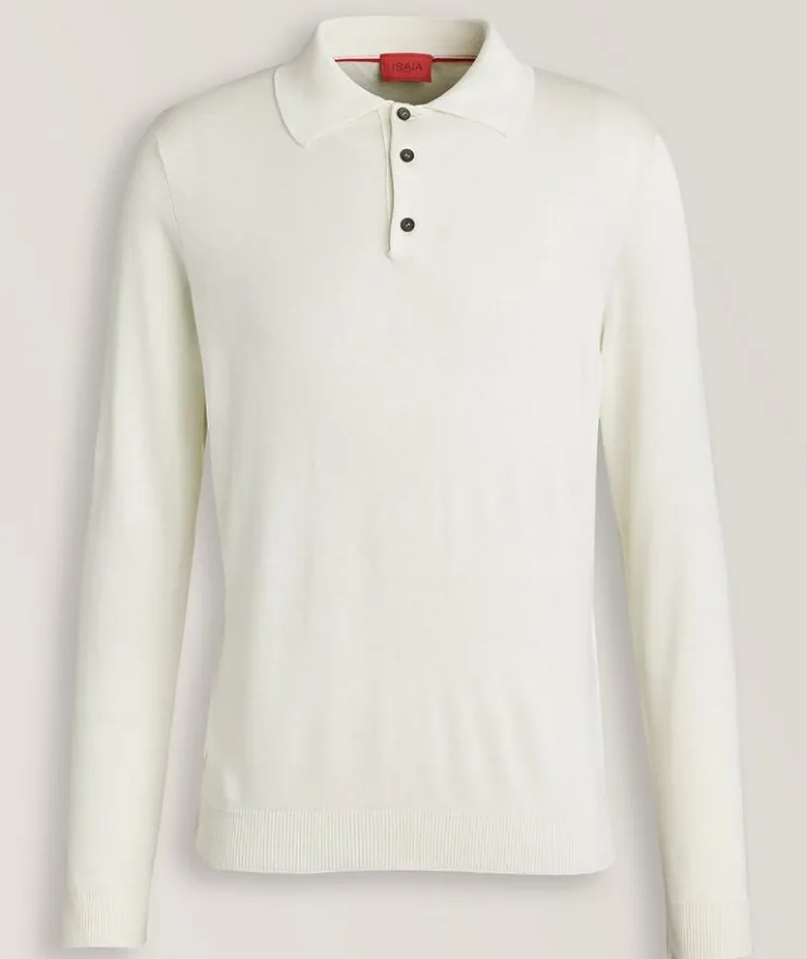 Pure Silk Jersey Polo