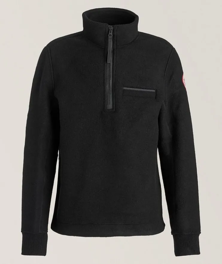 Quarter-Zip Fleece Sweater