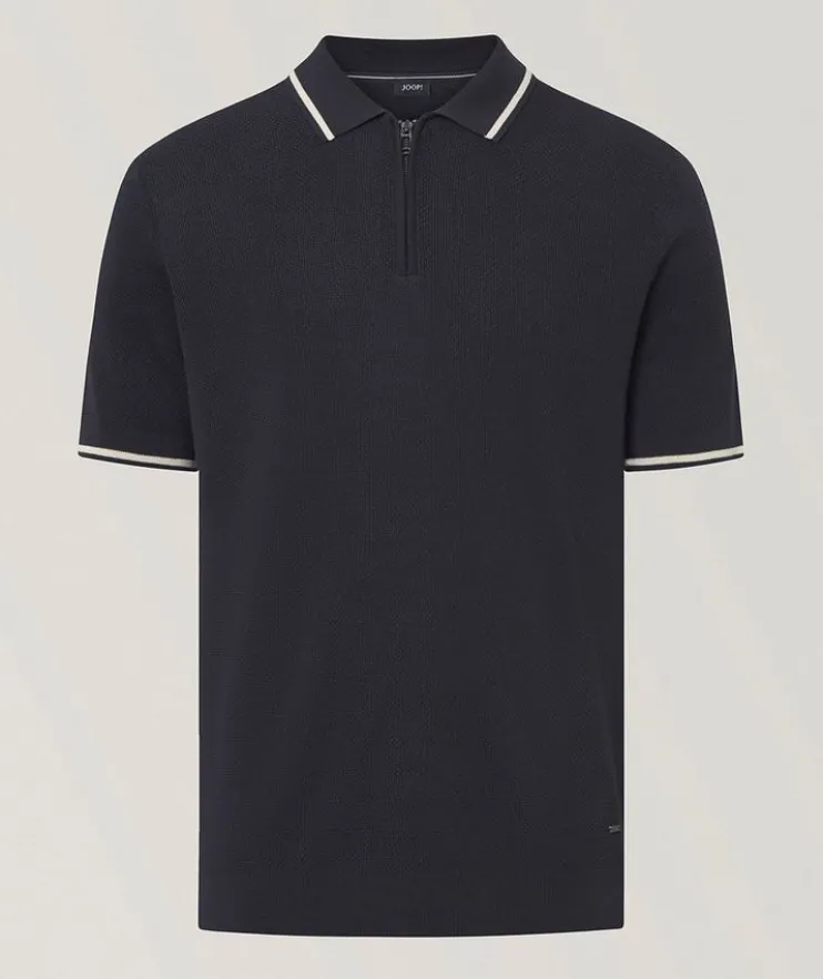 Quarter-Zip Knit Polo