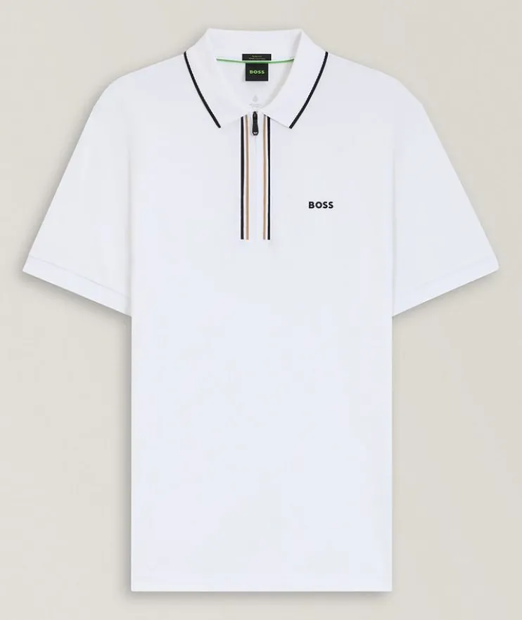 Quick-Dry Cotton Piqué Polo
