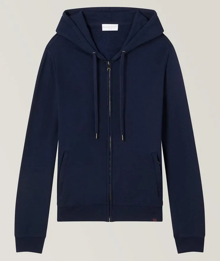 Quinn Cotton-Modal Loopback Hooded Sweater
