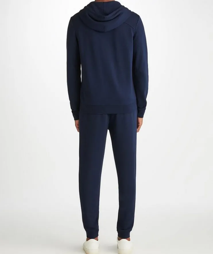 Quinn Cotton-Modal Loopback Hooded Sweater