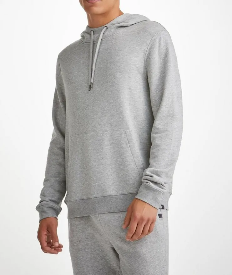 Quinn Cotton-Modal Loopback Hooded Sweater
