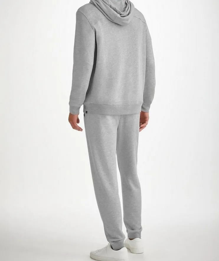 Quinn Cotton-Modal Loopback Hooded Sweater