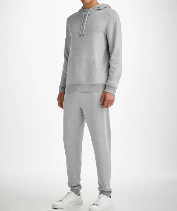 Quinn Cotton-Modal Loopback Hooded Sweater