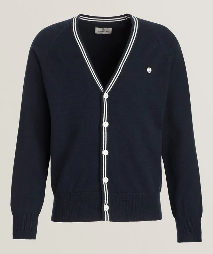 Raglan Varsity Cardigan