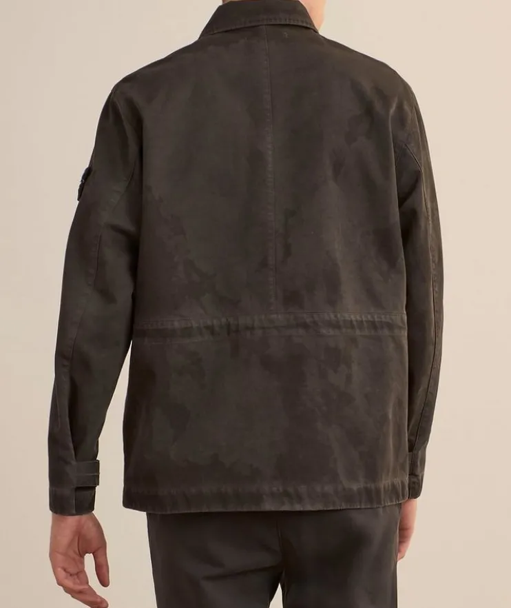 Raso Gommato 3L Laser Camo Raincoat