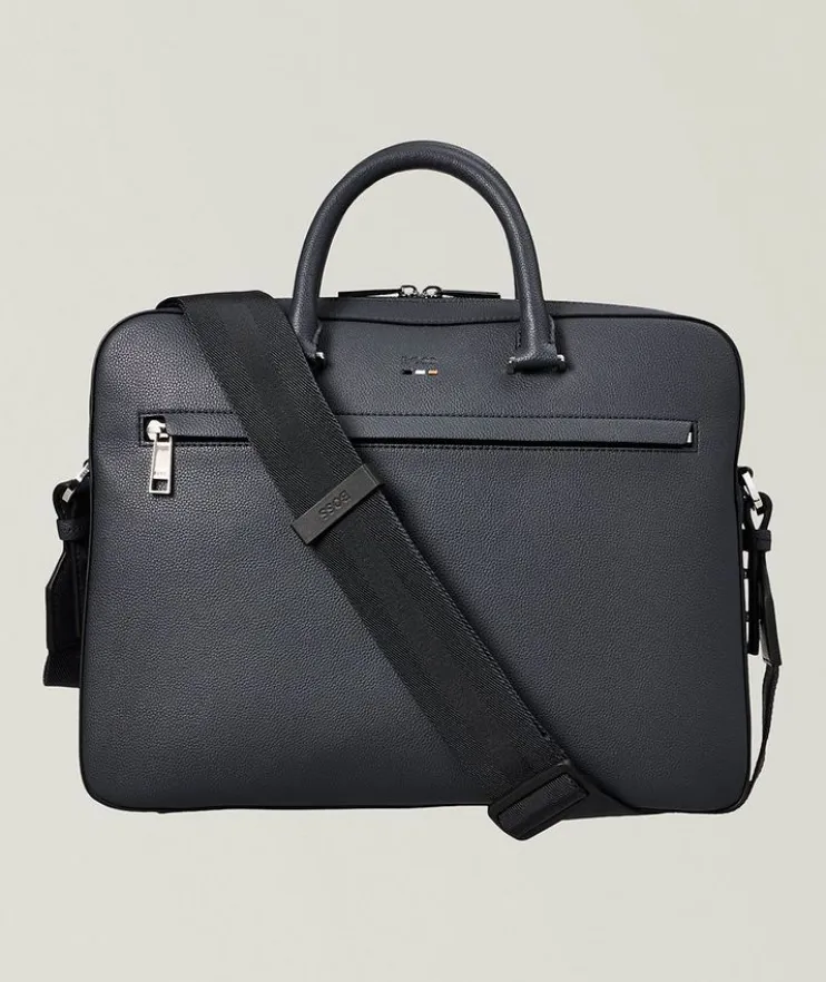 Ray Faux Leather Briefcase