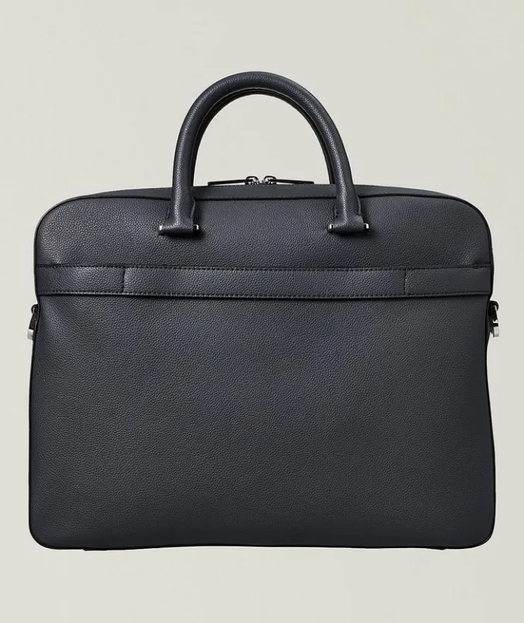 Ray Faux Leather Briefcase