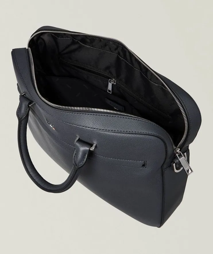 Ray Faux Leather Briefcase