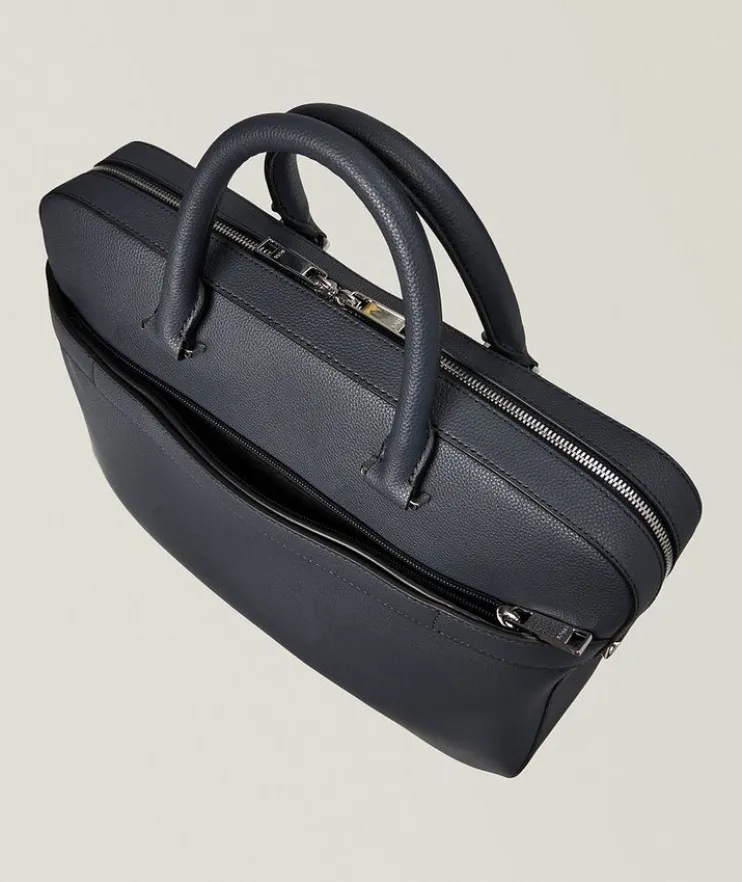 Ray Faux Leather Briefcase