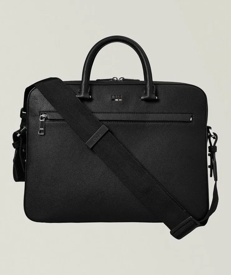 Ray Faux Leather Briefcase