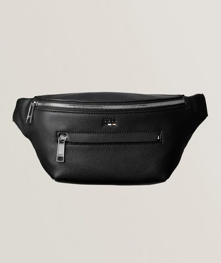 Ray Pebbled Faux Leather Belt Bag