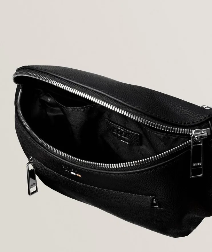 Ray Pebbled Faux Leather Belt Bag