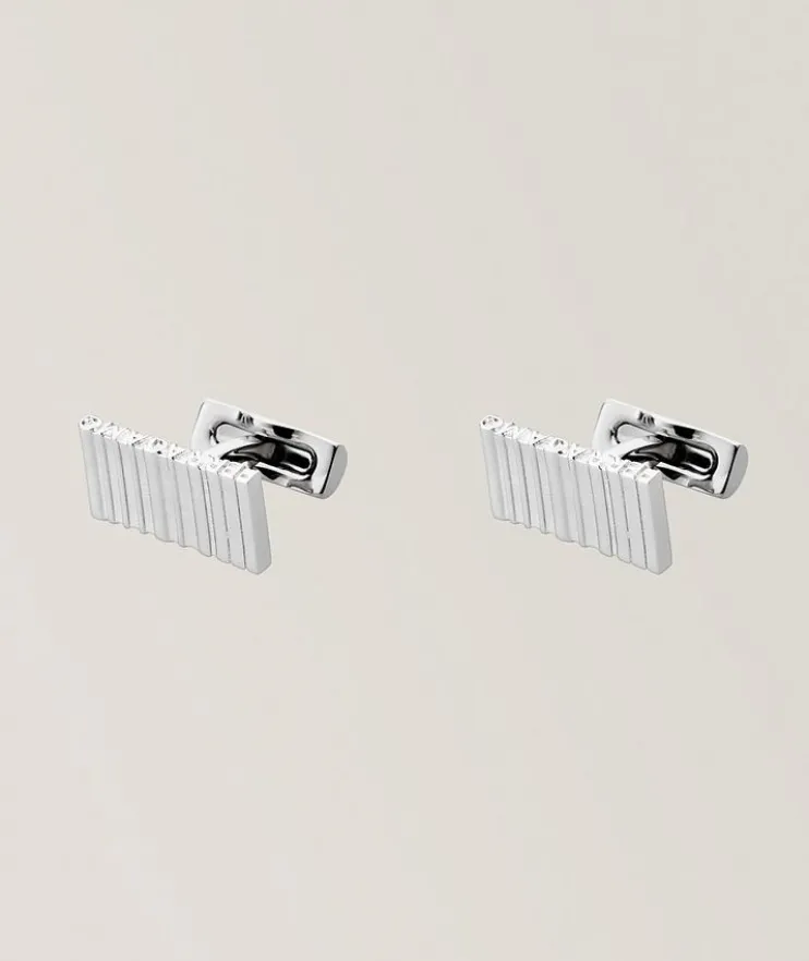 Rectangular Logo Cufflinks