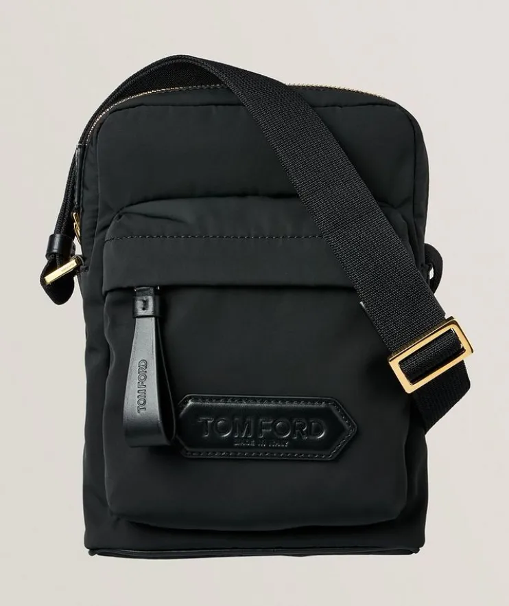 Recycled Nylon Mini Messenger Bag