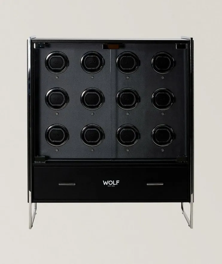 Regent Roadster 12pc Watch Winder Cabinet