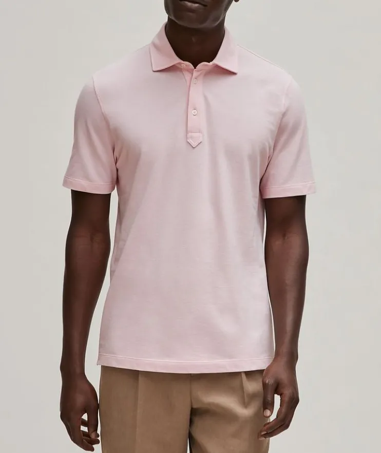 Regular Fit Cotton Piqué Polo