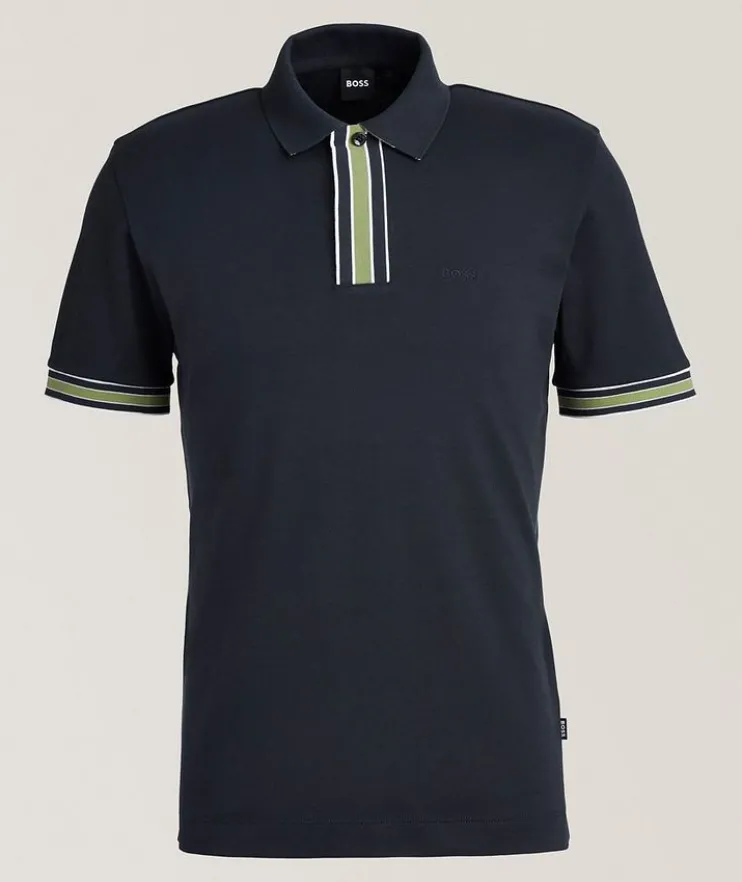 Regular-Fit Interlock Cotton Polo