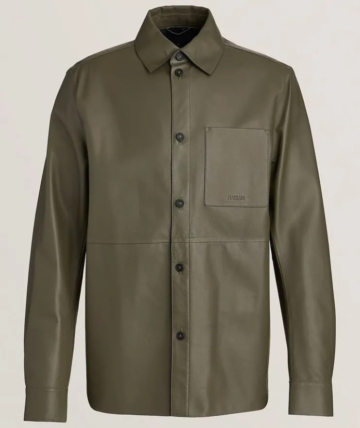 Remington Lambskin Shirt Jacket