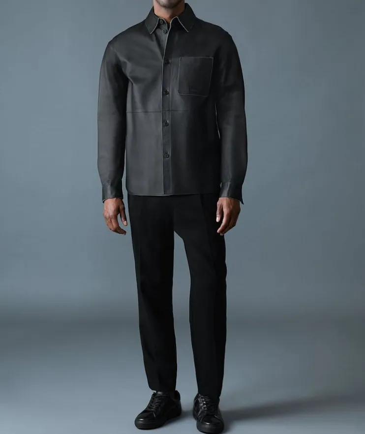Remington Leather Overshirt