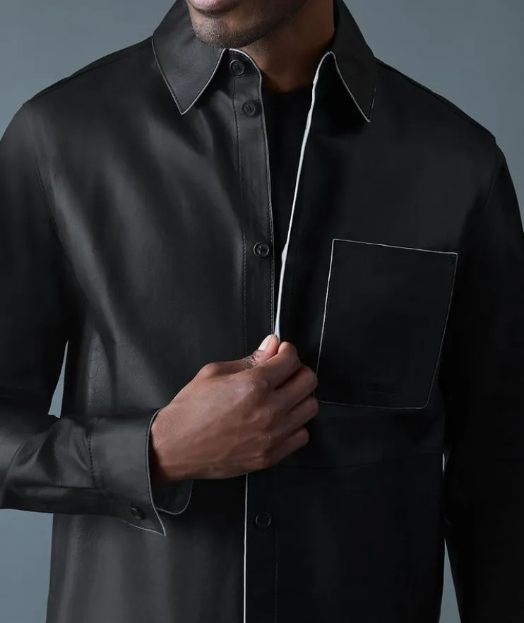 Remington Leather Overshirt