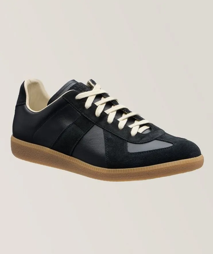 Replica Low-Top Leather Sneakers