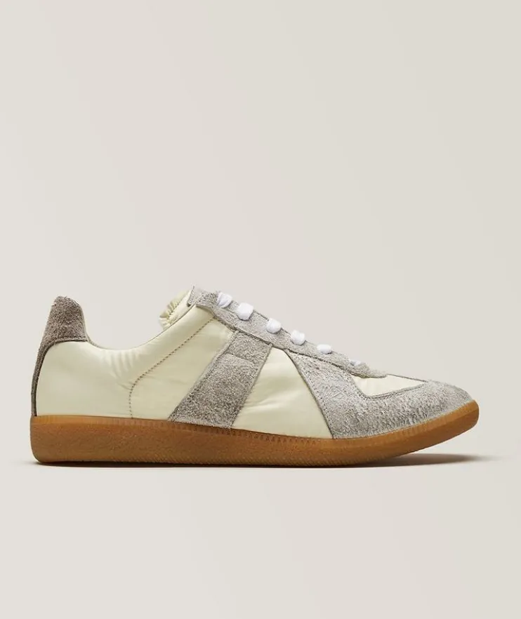 Replica Low-Top Leather Sneakers