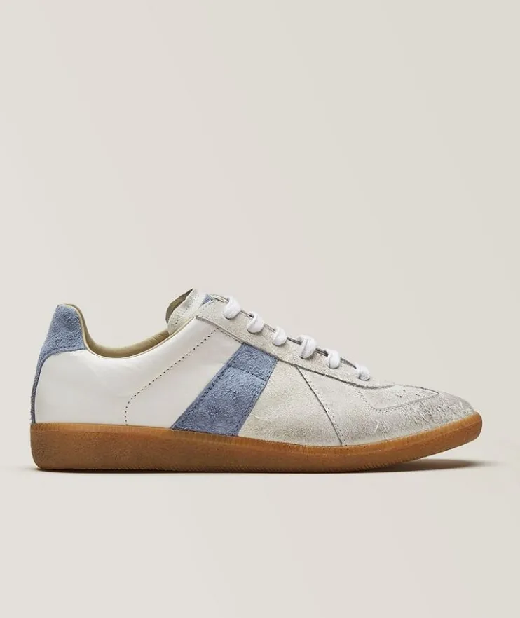 Replica Low-Top Leather Sneakers