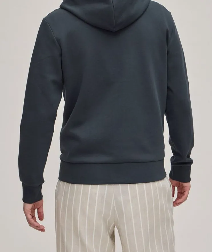 Responsible Collection Stretch-Cotton Hooded Sweater