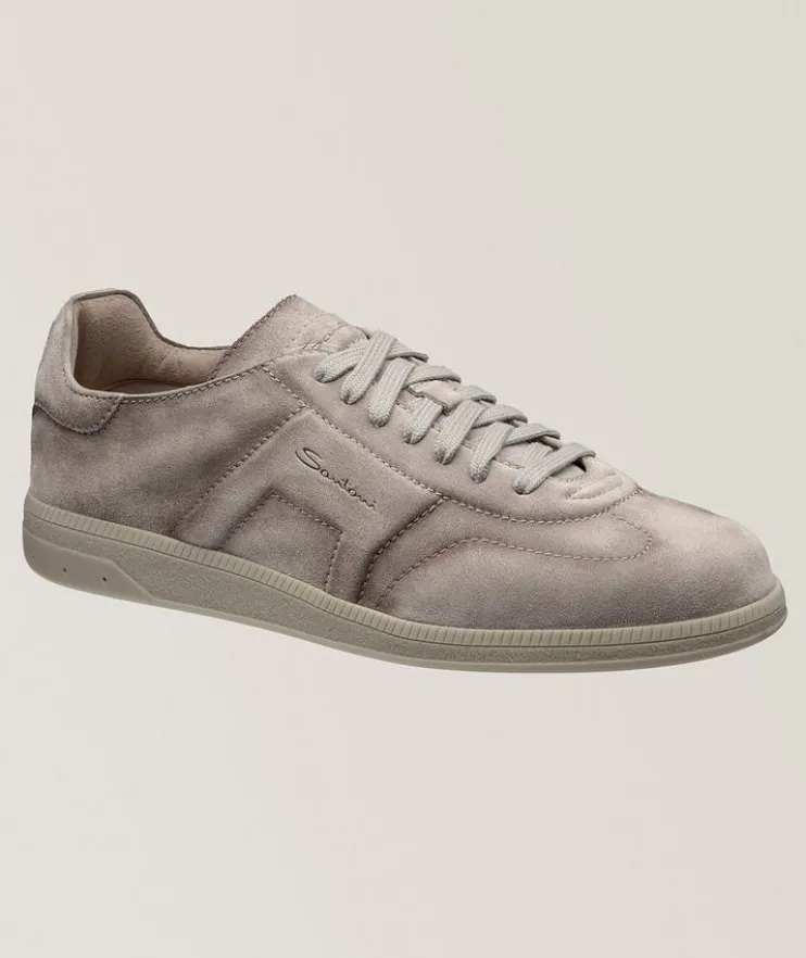 Retro Tonal Suede Sneakers