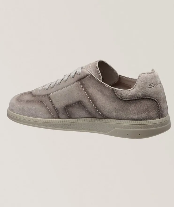 Retro Tonal Suede Sneakers