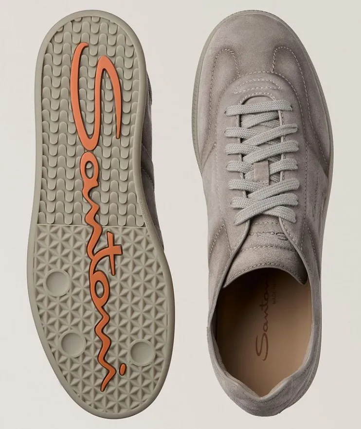 Retro Tonal Suede Sneakers