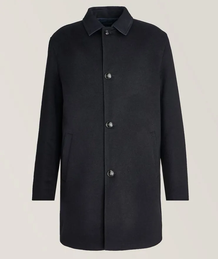 Reversible Cashmere Raincoat