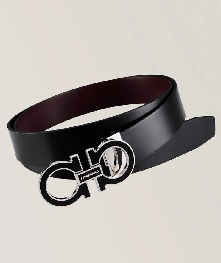 Reversible Enamel Double-Gancio Belt