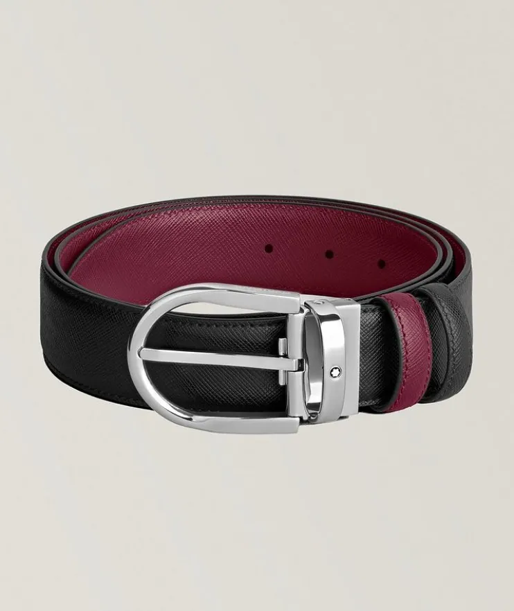 Reversible Saffiano Leather Belt