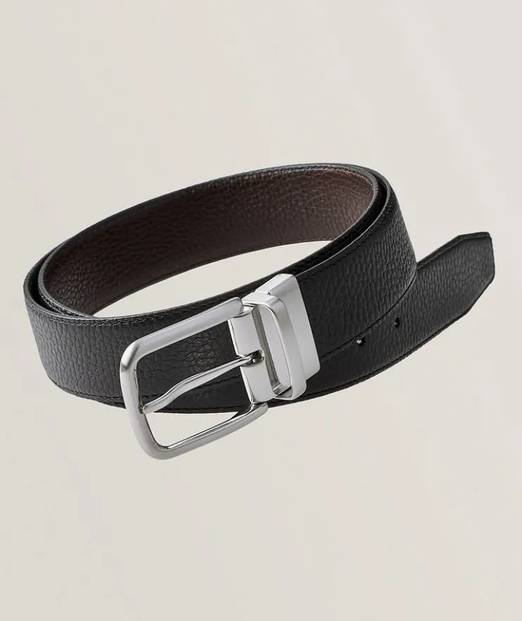 Reversible Soft Grain Leather Belt