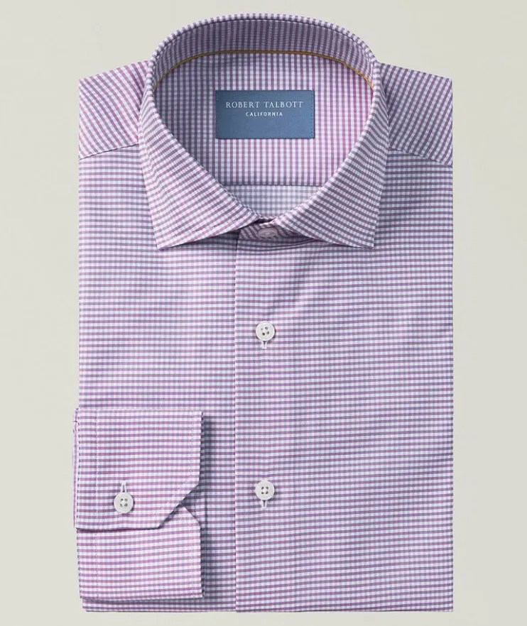 Reynolds Check Cotton Twill Dress Shirt