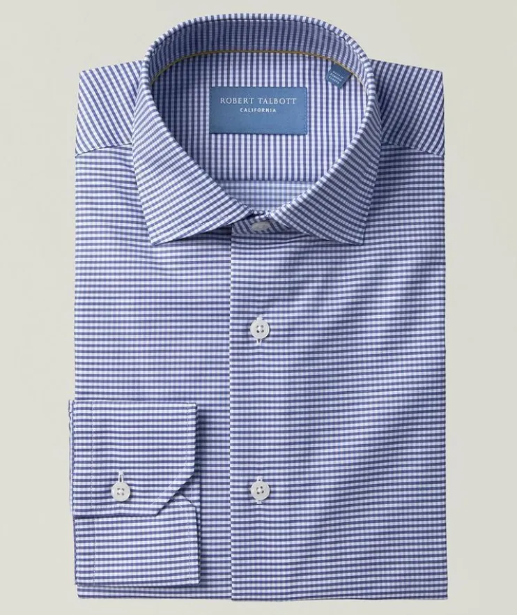 Reynolds Check Cotton Twill Dress Shirt