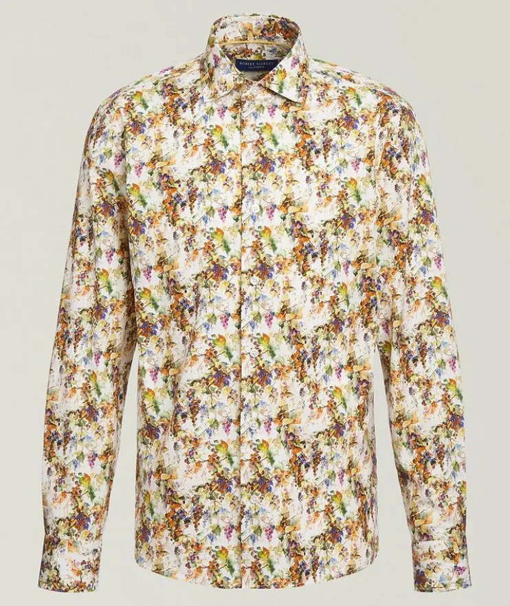 Reynolds Grape-Vines Cotton Poplin Shirt