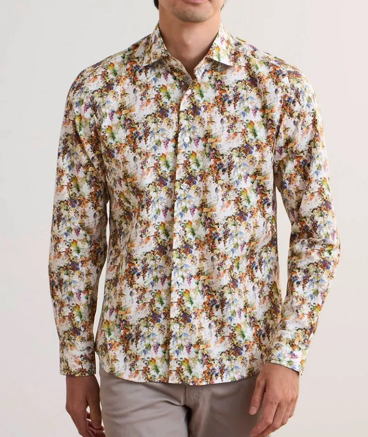 Reynolds Grape-Vines Cotton Poplin Shirt