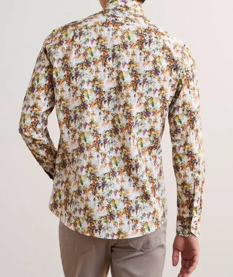 Reynolds Grape-Vines Cotton Poplin Shirt