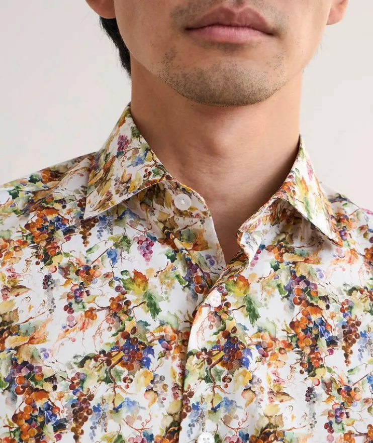 Reynolds Grape-Vines Cotton Poplin Shirt