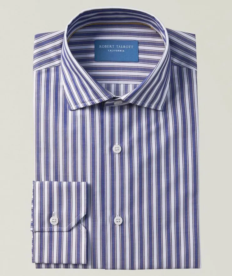 Reynolds Multi-Stripe Cotton Twill Shirt