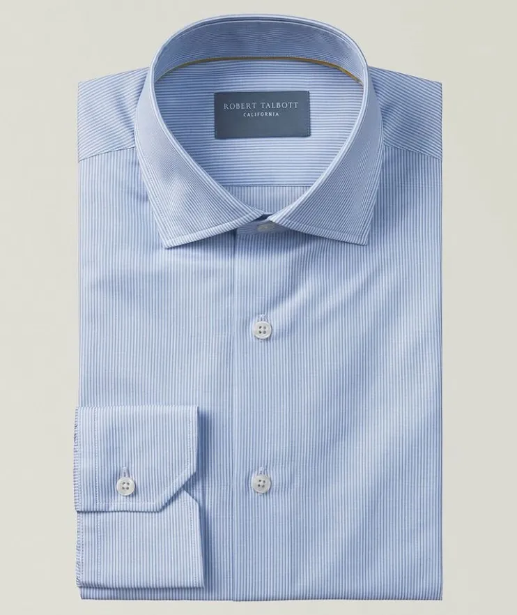 Reynolds Stripe Cotton Twill Shirt