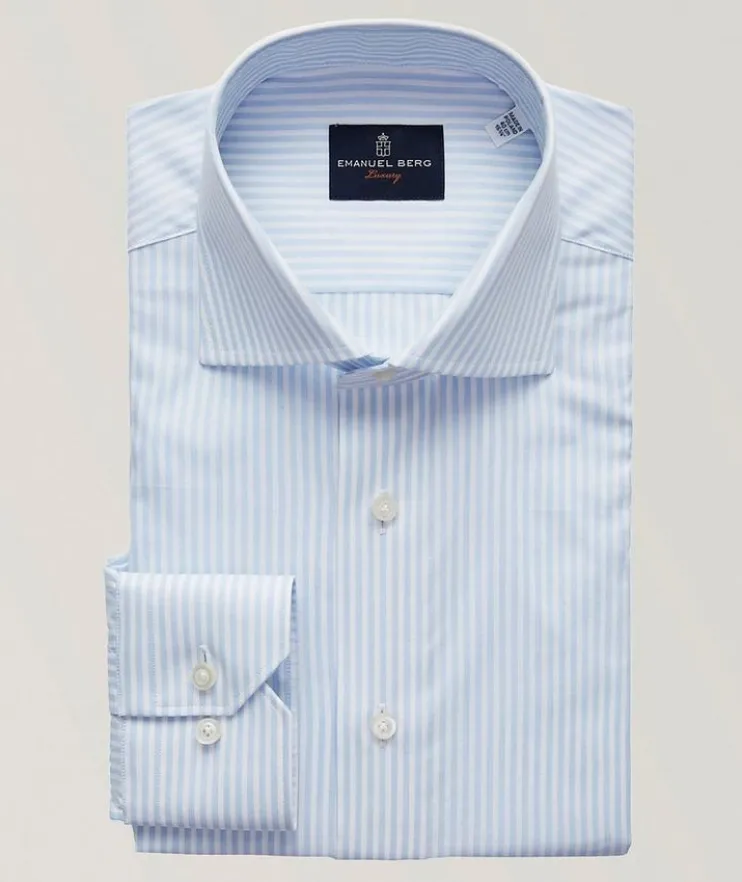 Rialto Striped Yoga Twill Dress Shirt