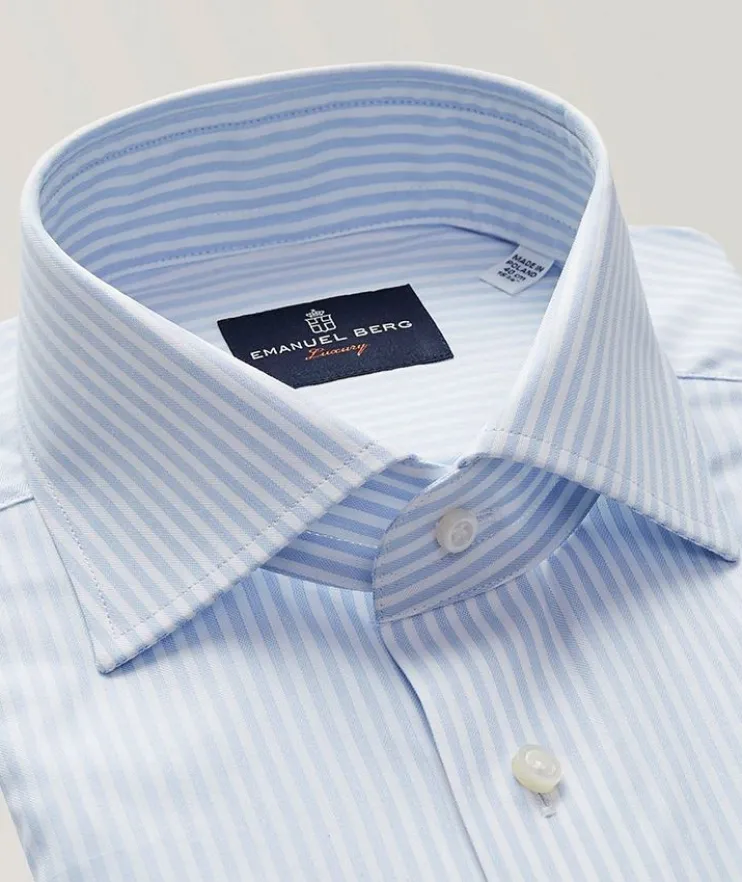 Rialto Striped Yoga Twill Dress Shirt