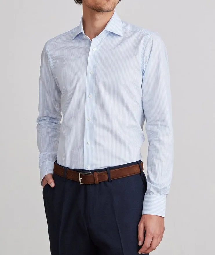 Rialto Striped Yoga Twill Dress Shirt
