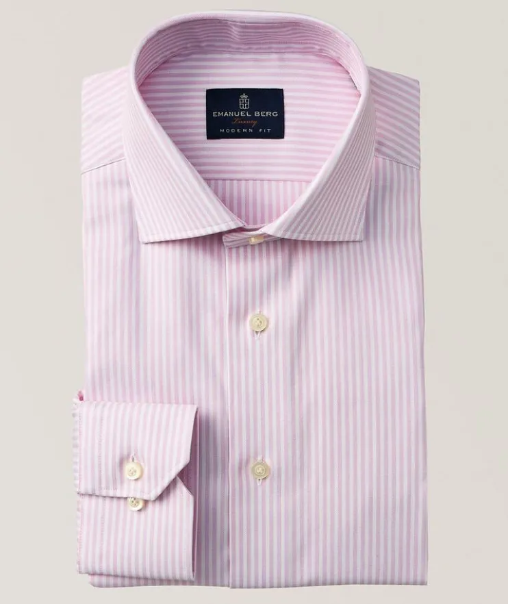Rialto Striped Yoga Twill Dress Shirt