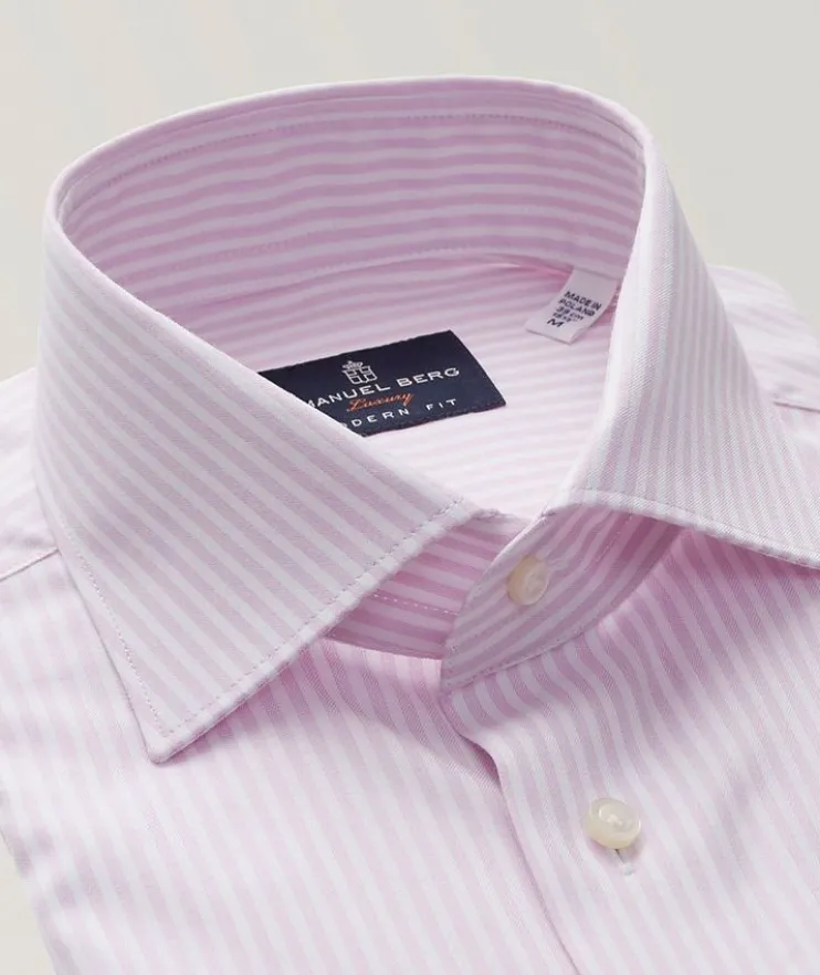 Rialto Striped Yoga Twill Dress Shirt
